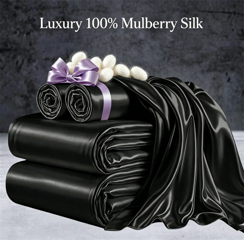 Silk Pillowcase Set - Smooth 100% Mulberry Silk Bedding Set