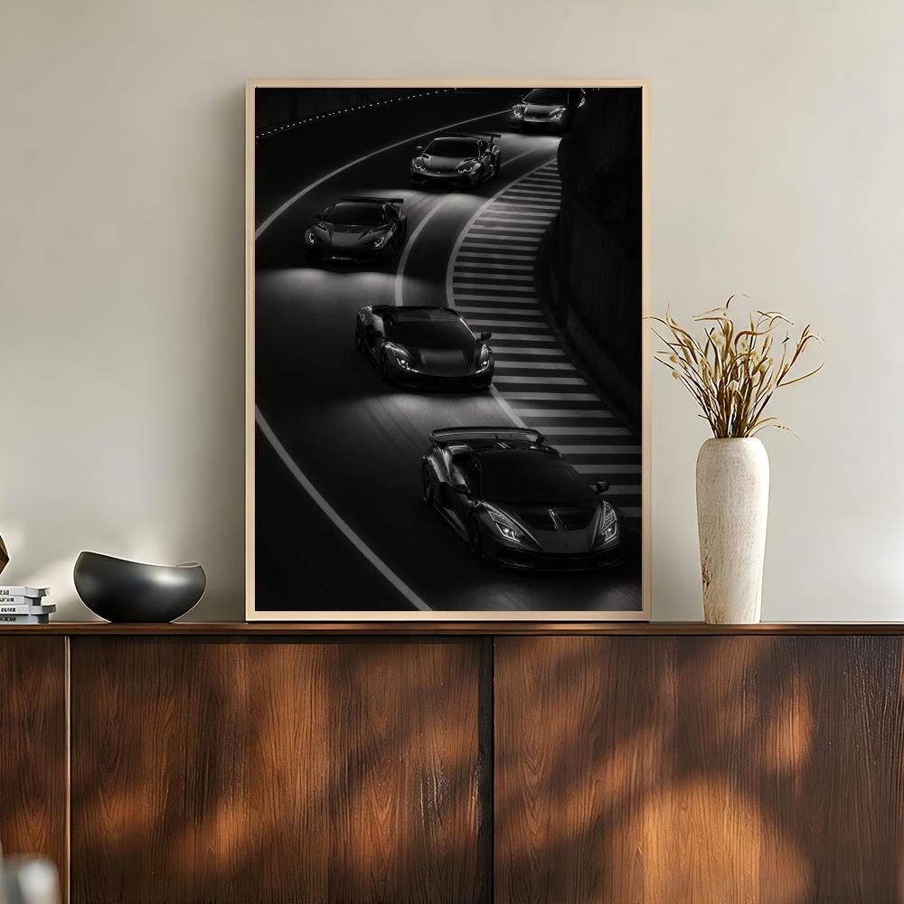 Luxury Lifestyle Cars - Luxury Sports Cars Private Jet Monochrome