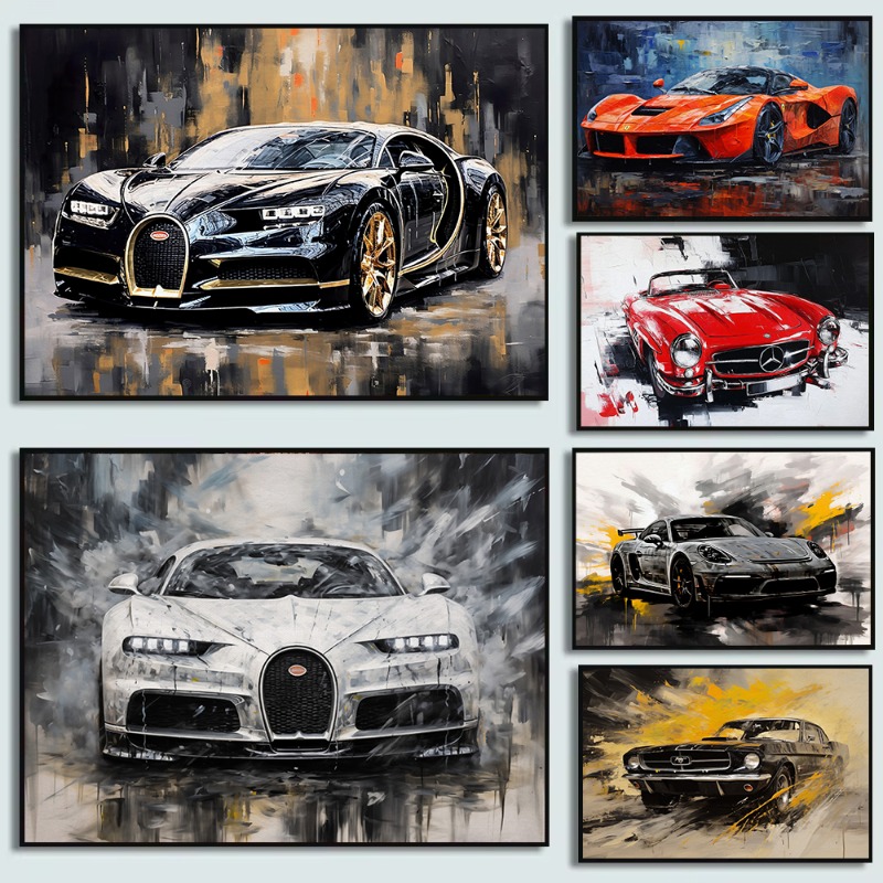 Vintage Oil Painting Style Car - đánh giá và giá Luxury Lifestyle Cars