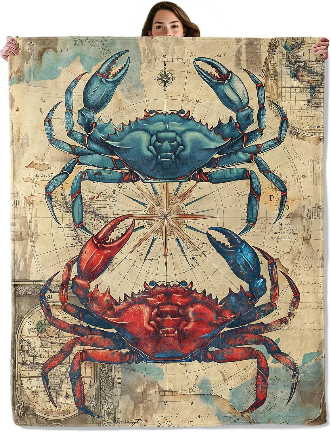 Giant Crab Vintage Nautical Ma - đánh giá và giá Luxury Lifestyle Travel