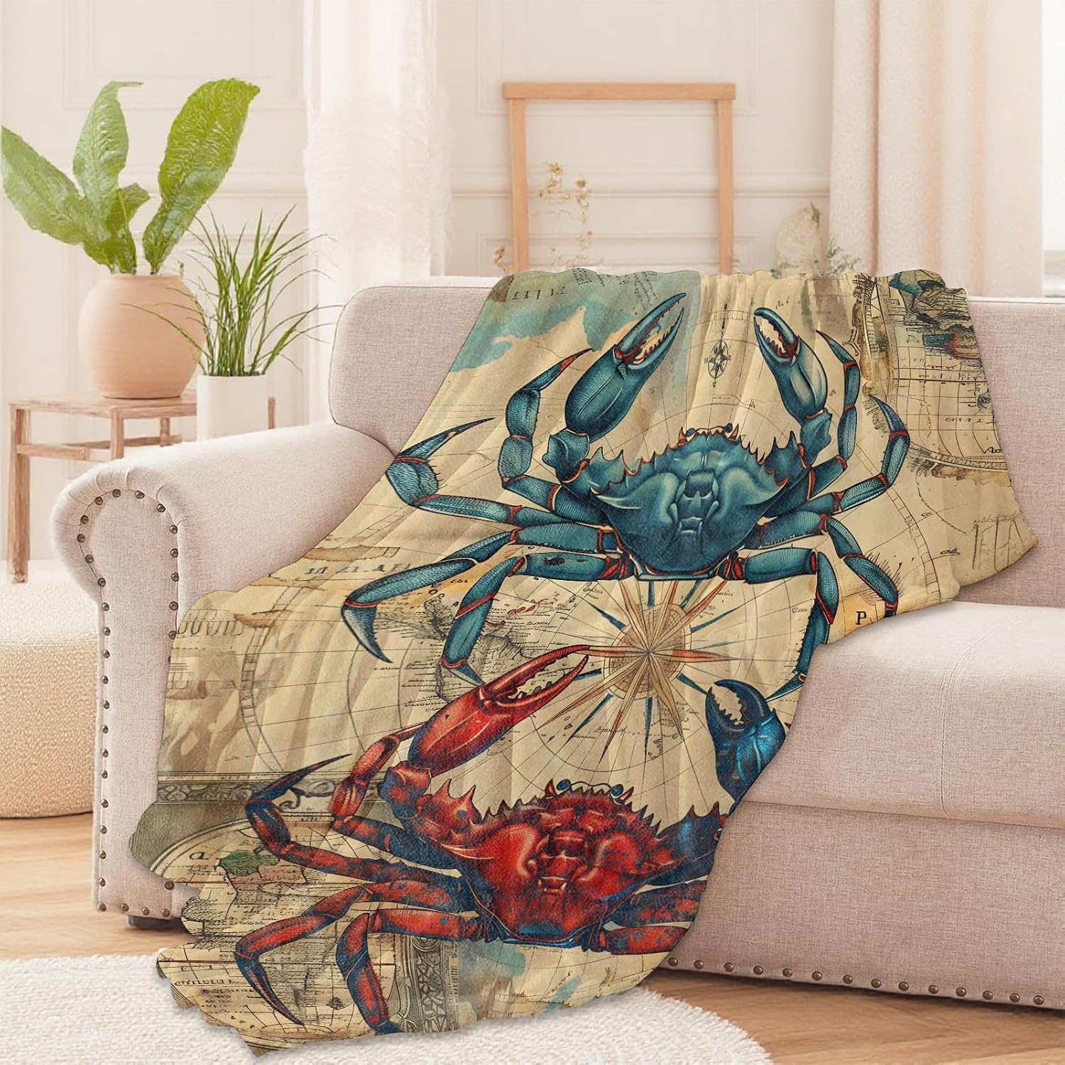 Giant Crab Vintage Nautical Ma - đánh giá và giá Luxury Lifestyle Travel