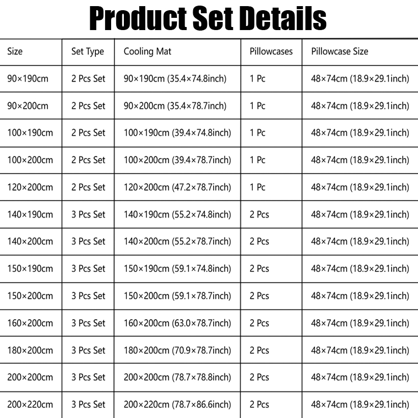 Natural Latex Filling Cooling  - đánh giá và giá Silk Pillowcase Set