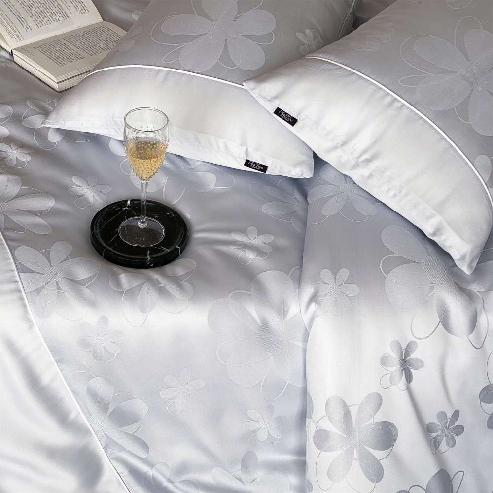 100% Mulberry Silk Jacquard Be - đánh giá và giá Silk Pillowcase Set