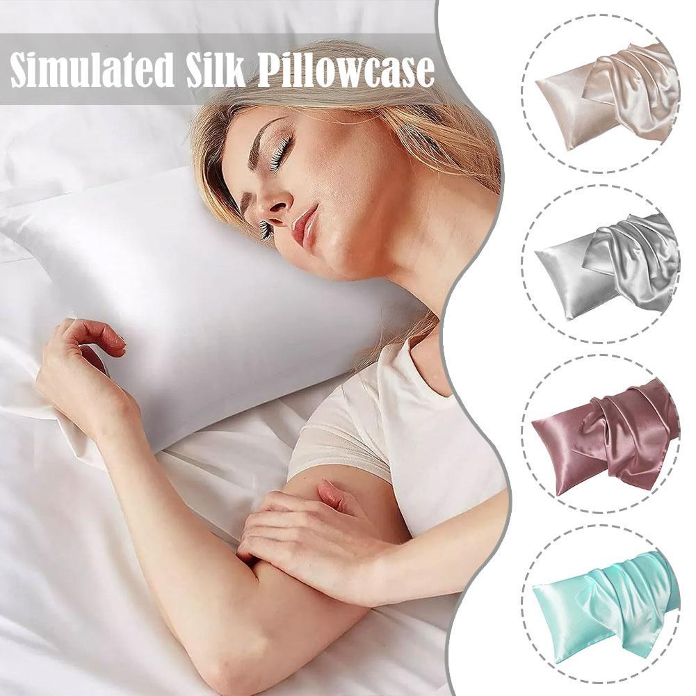 Luxury Satin Pillow Case For H - đánh giá và giá Silk Pillowcase Set