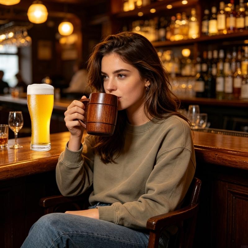 Cốc bia bằng gỗ 270Ml với độ h - đánh giá và giá Copper Cocktail Mug