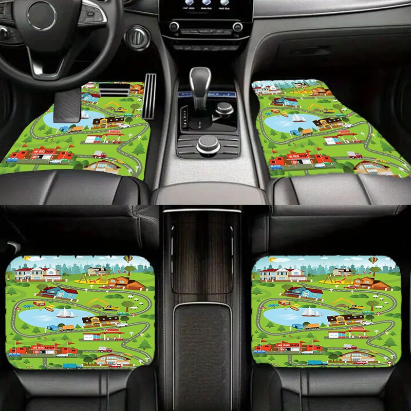 4pcs Polyester Car Floor Mats  - đánh giá và giá Luxury Lifestyle Cars