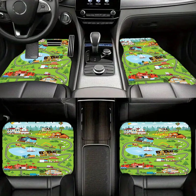 4pcs Polyester Car Floor Mats  - đánh giá và giá Luxury Lifestyle Cars