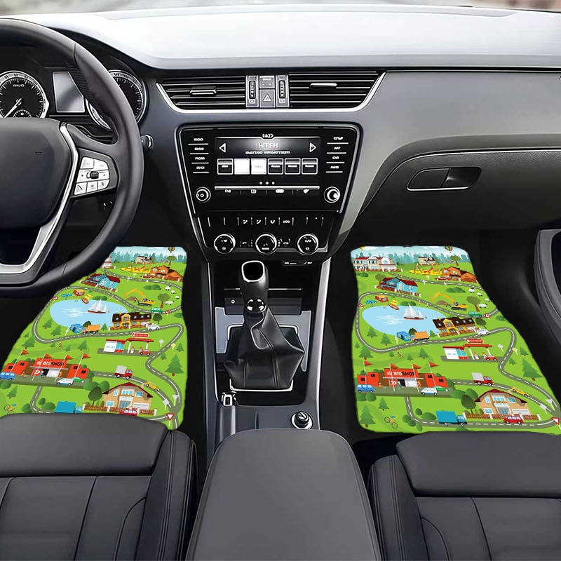 4pcs Polyester Car Floor Mats  - đánh giá và giá Luxury Lifestyle Cars