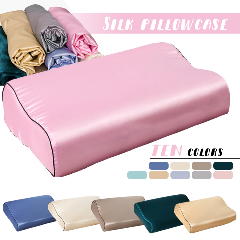 Imitation Silk Satin Latex Pil - đánh giá và giá Silk Pillowcase Set