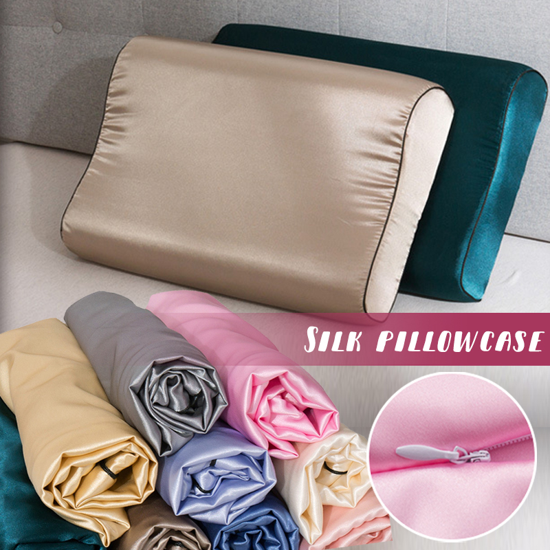 Imitation Silk Satin Latex Pil - đánh giá và giá Silk Pillowcase Set